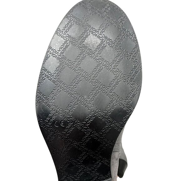 Vionic Womens Devon Ankle Boots Sz 8 Gray Suede Clean Girl Quiet Luxury Classic - Picture 7 of 10